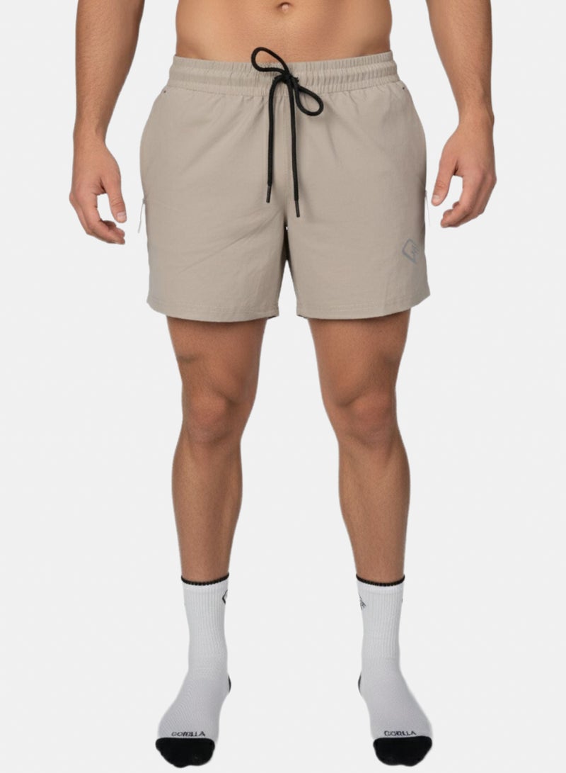 Gorilla apex beige shorts - Image 1